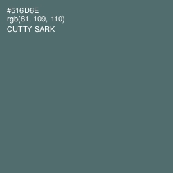 #516D6E - Cutty Sark Color Image